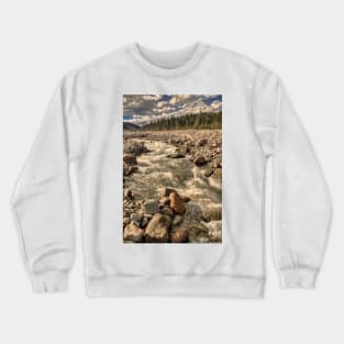 The Hood In The Distance - A Portrait In HDR © Crewneck Sweatshirt